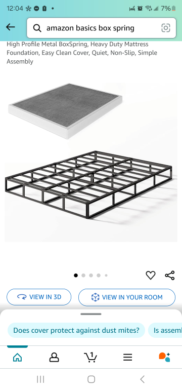Amazon Basics King Size Box Spring - photo 3