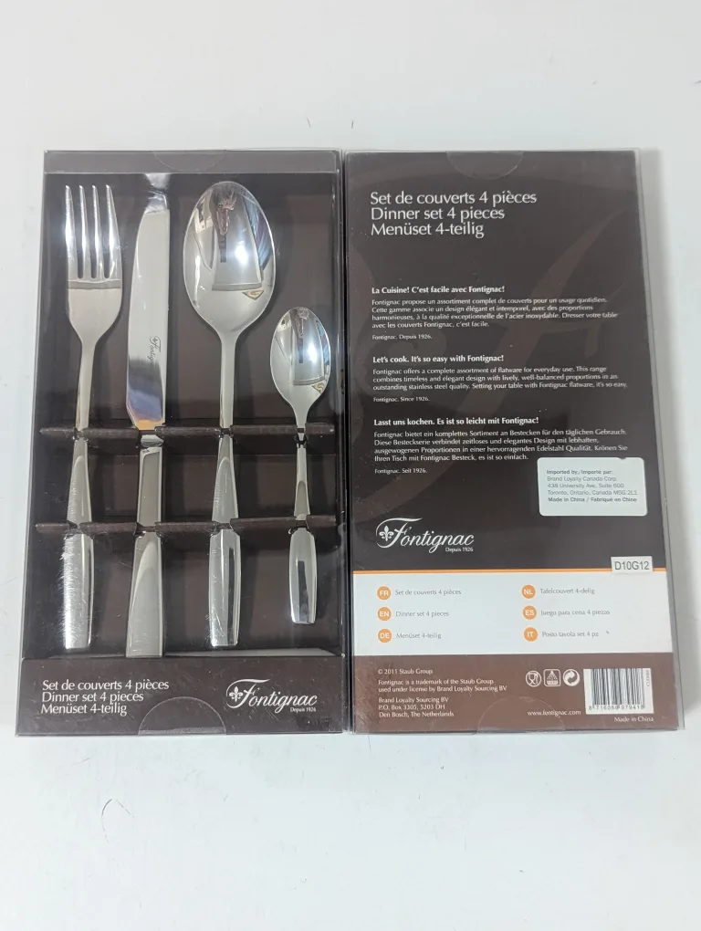 Fontignac 4-Piece Dinner Sets (2 Sets) image indicator(2)