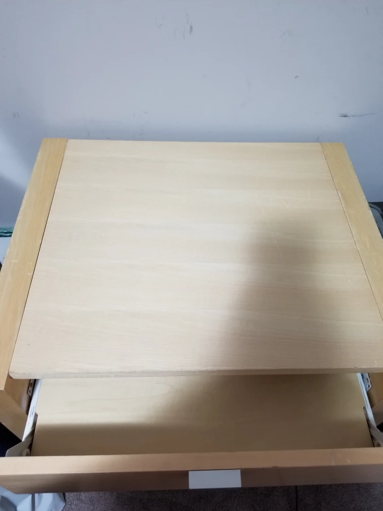 IKEA Hemnes Two-Drawer Storage Unit with Wheels and storge