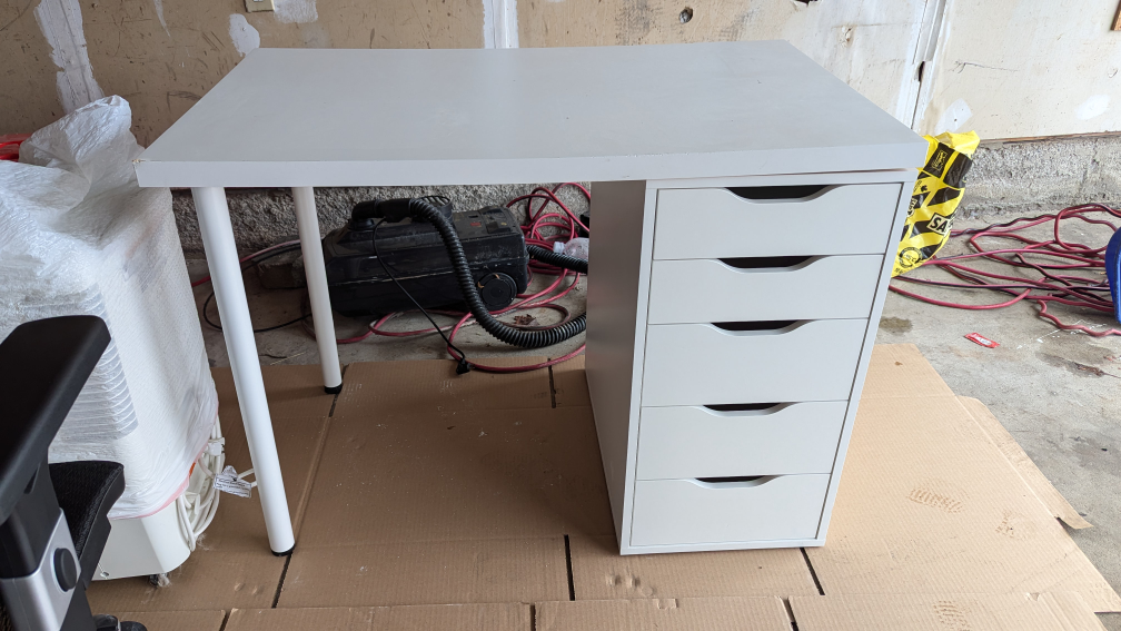 Ikea alex drawer and linnmon desk