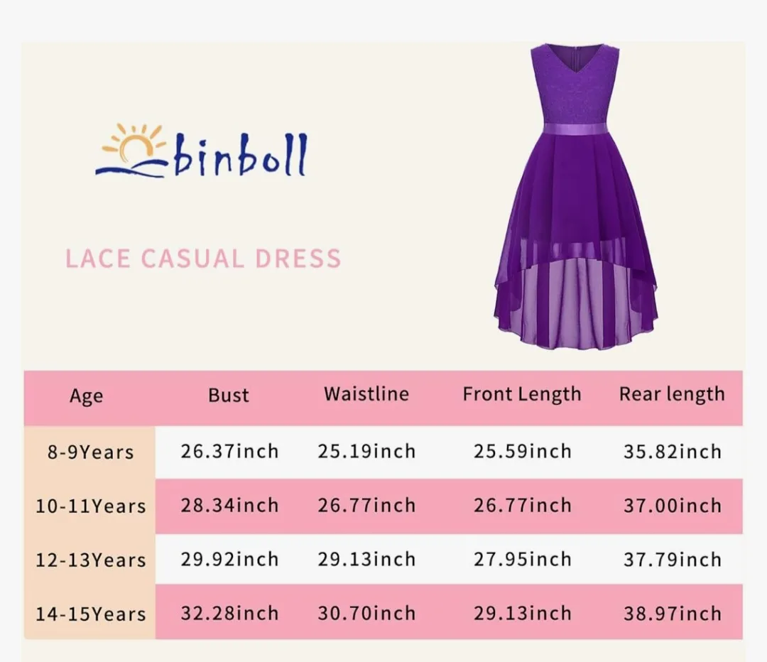 Dress - Sleeveless Flared V Neck - Size 11-12y image indicator(3)