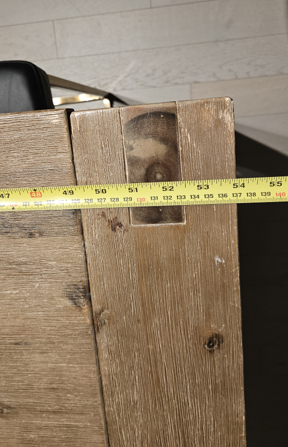 Structube table solid 100% Acadia wood - photo 4