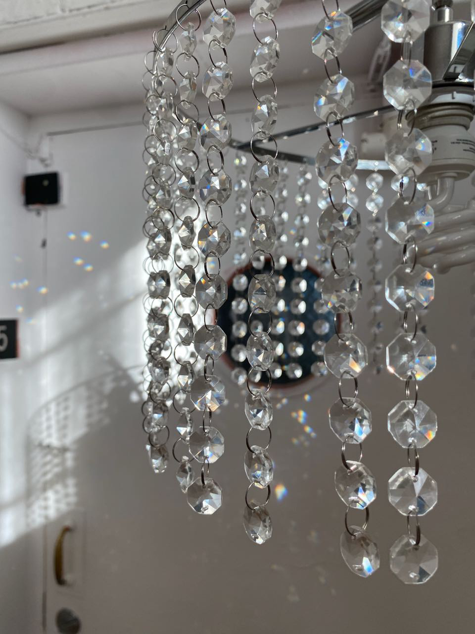 Gorgeous standing lamp with crystal beads - photo 5