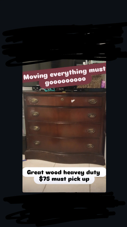 Vintage Wooden Chest of Drawers