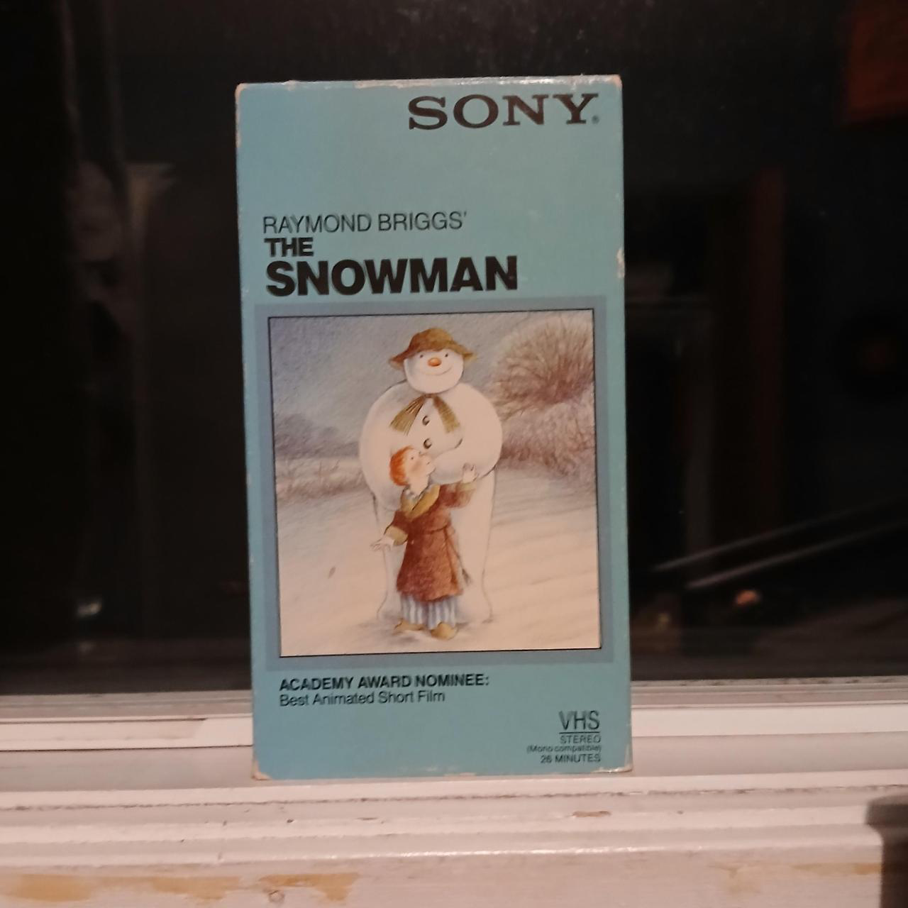 Vintage VHS Tape - The Snowman From 1982