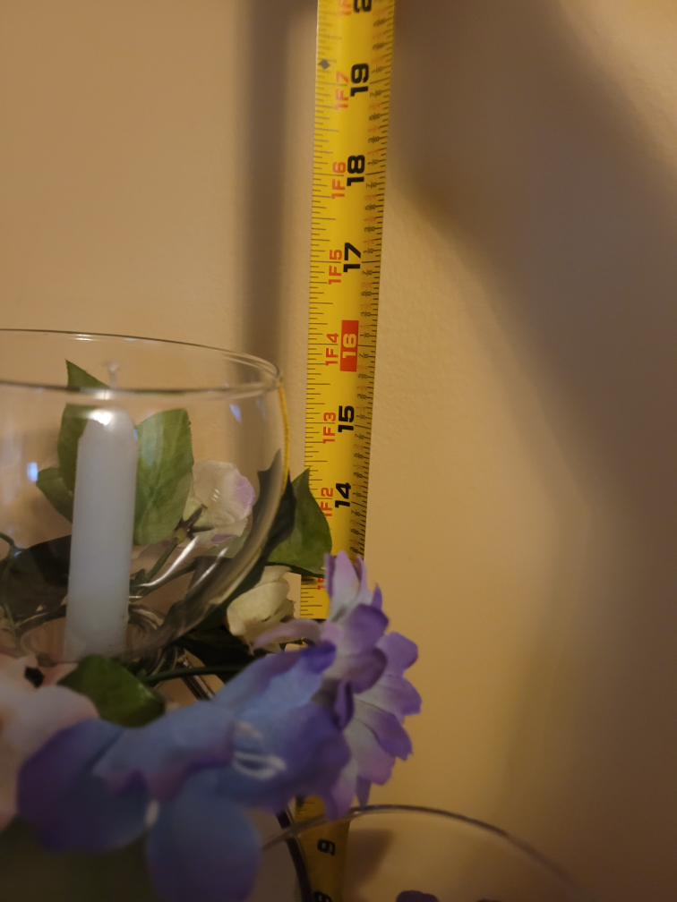 Triple Votive Candle Holder with Floral Accents - photo 4