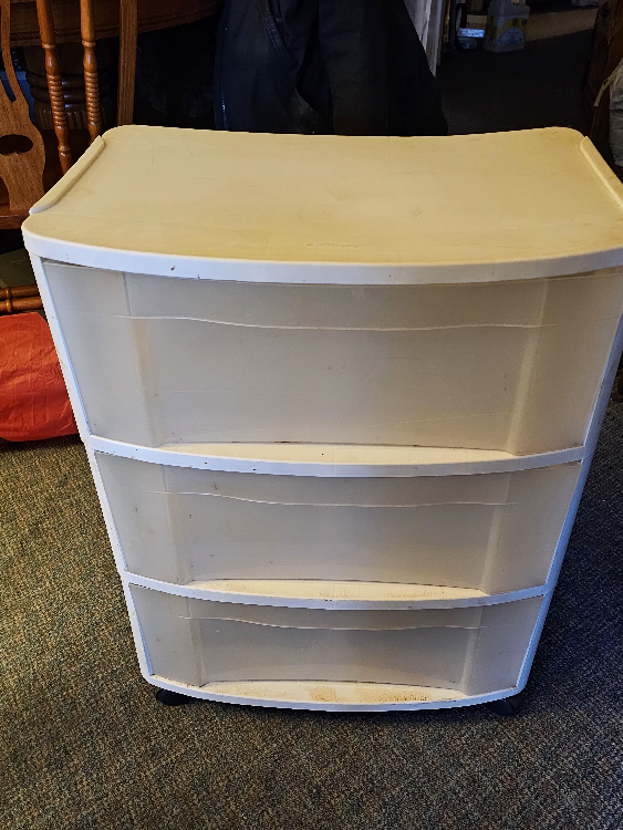 Sterilite 3-Drawer Rolling Cart