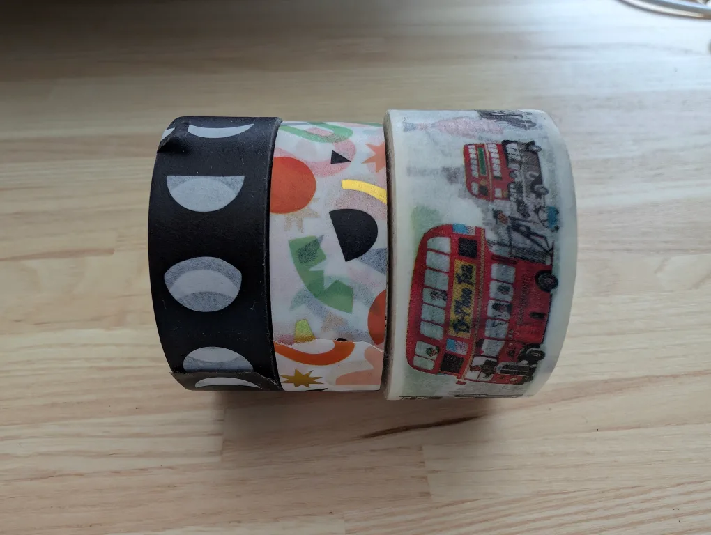 Washi Tape and Binder Clips Bundle image indicator(3)