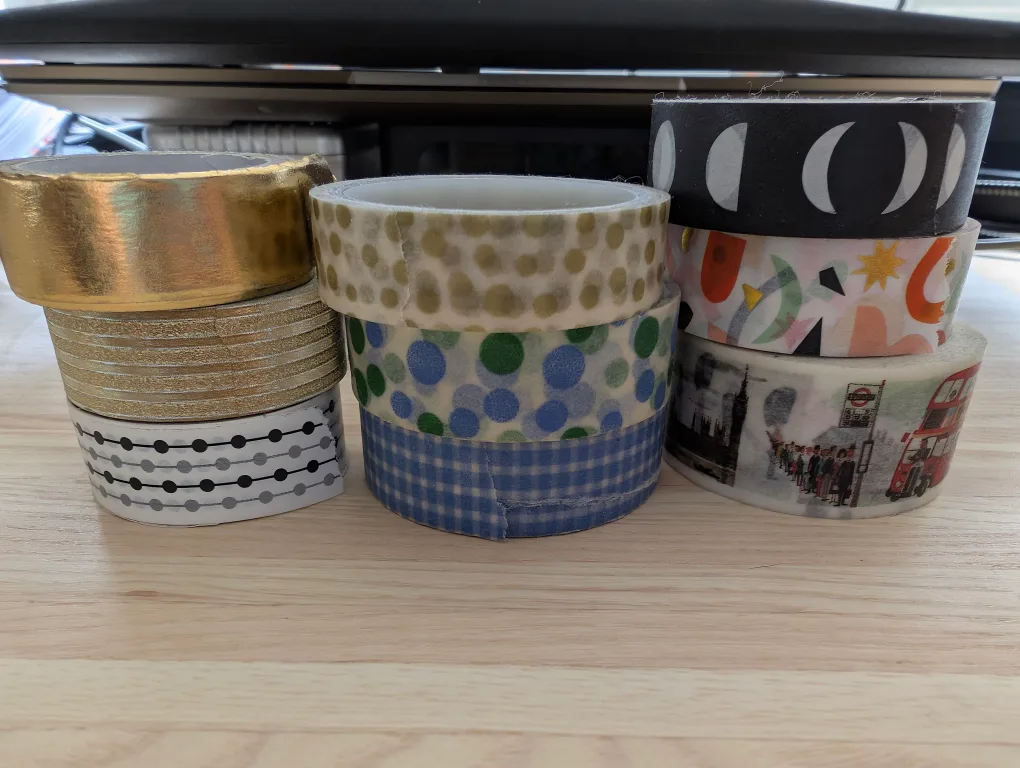 Washi Tape and Binder Clips Bundle image indicator(6)