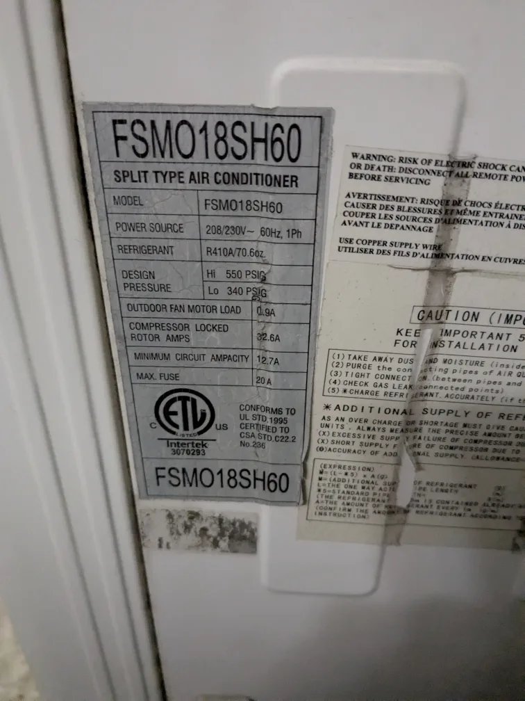 Split Type Air Conditioner Outdoor Unit image indicator(3)