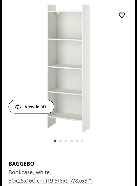 Bookcase white