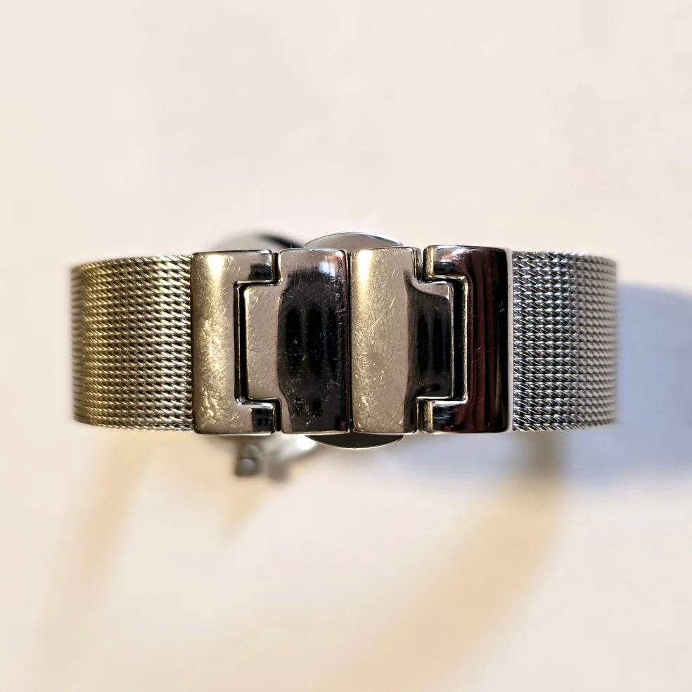 Disney Parks Exclusive Metallic Silver Mickey Watch image indicator(8)