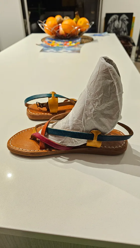 Kid's Leather Sandals - Multicoloured image indicator(2)