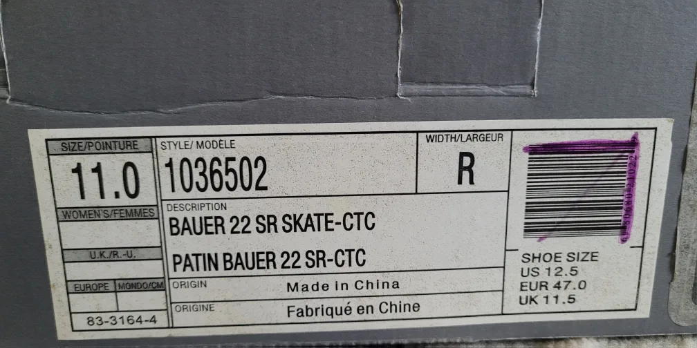 Bauer 22 SR Ice Skates image indicator(6)