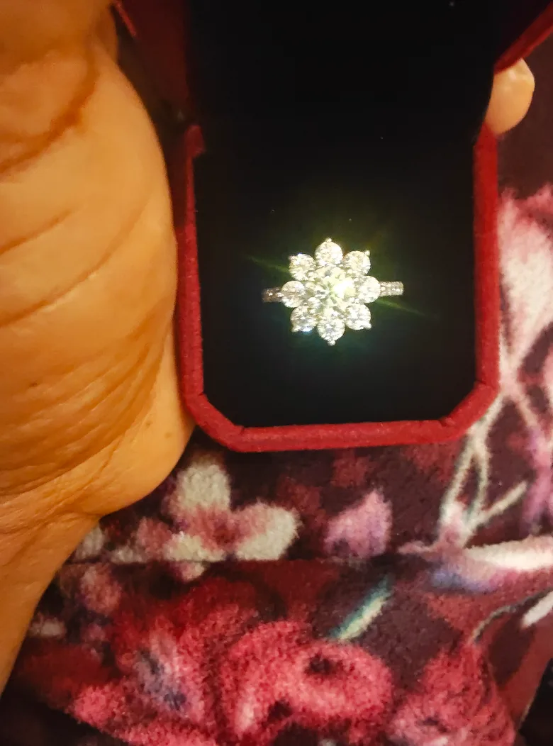 Stunning Solitaire Moissanite Ring image indicator(4)