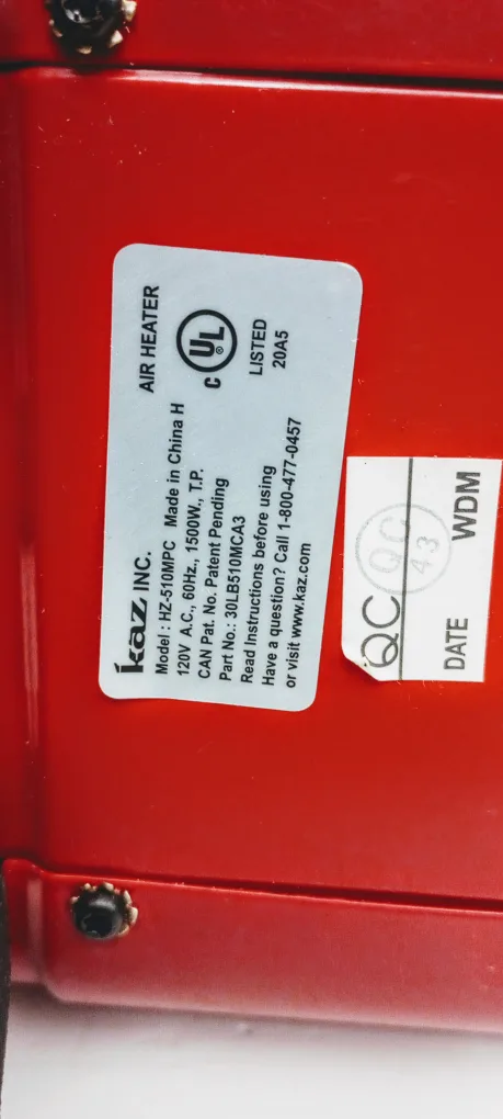 Honeywell Pro Series 1500W Ceramic Utility heater image indicator(5)