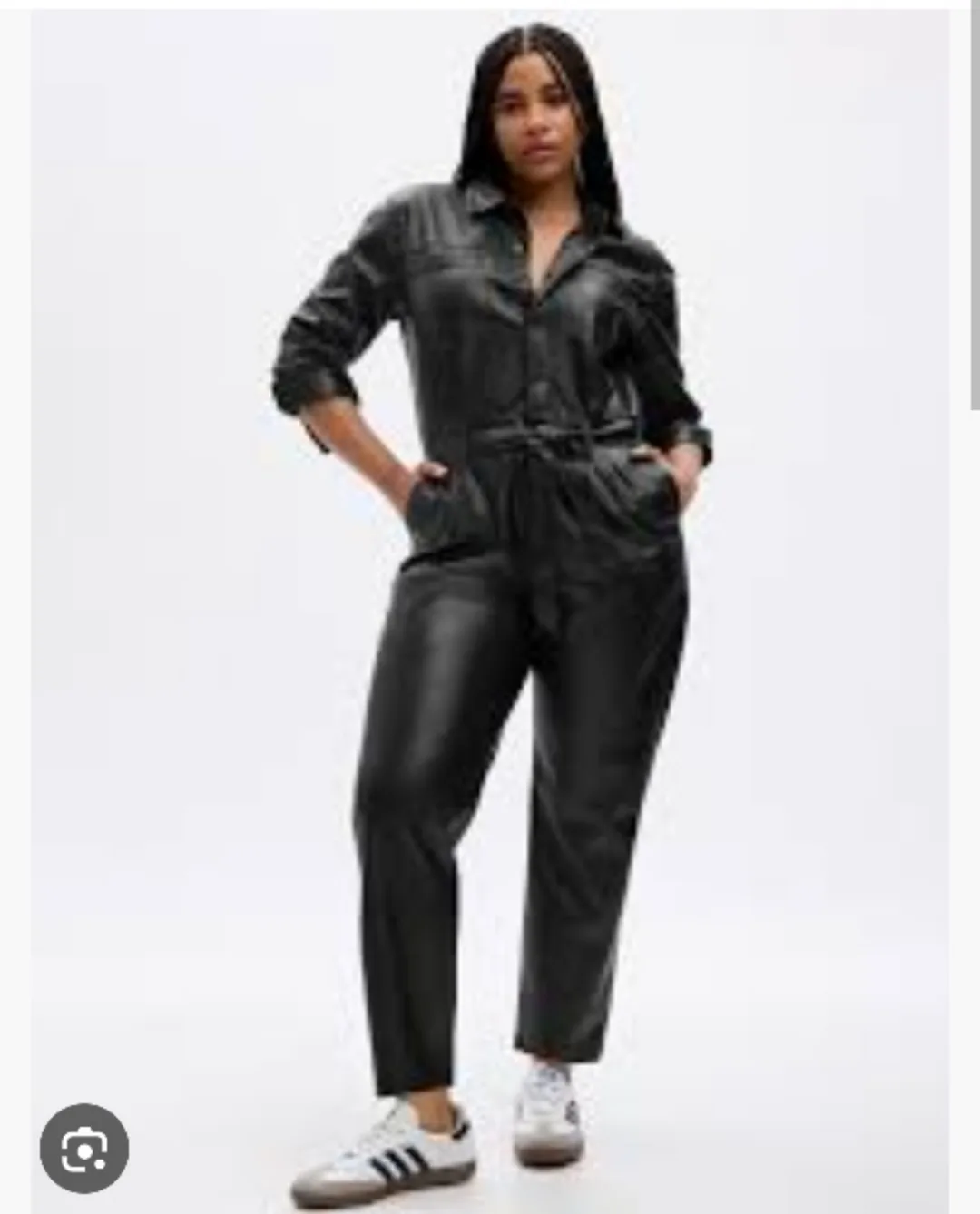 GAP Vegan Leather Jumpsuit image indicator(7)