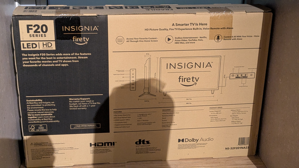 Insignia 32" F20 Series Smart Fire TV