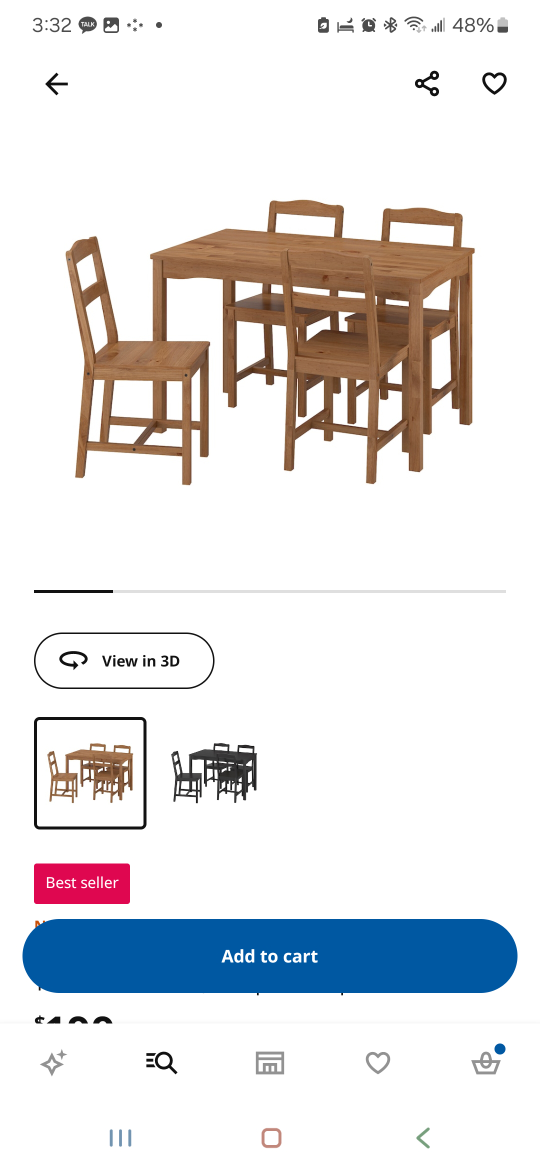 IKEA Dining Set - Table and 4 Chairs
