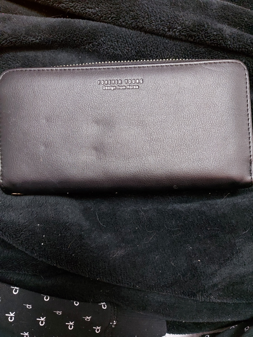 Forever Young Black Wallet