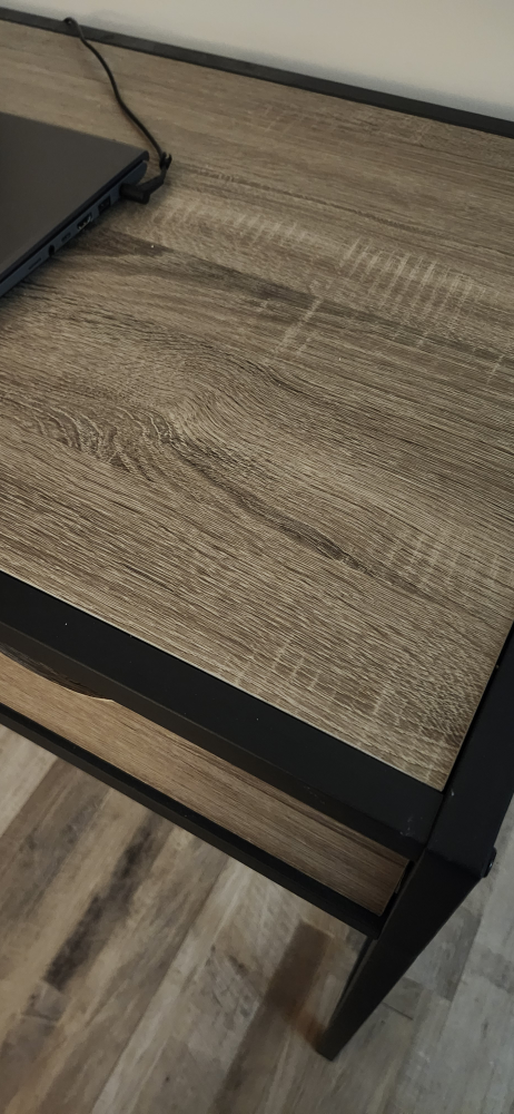 Modern Writing Desk with Drawer - photo 3
