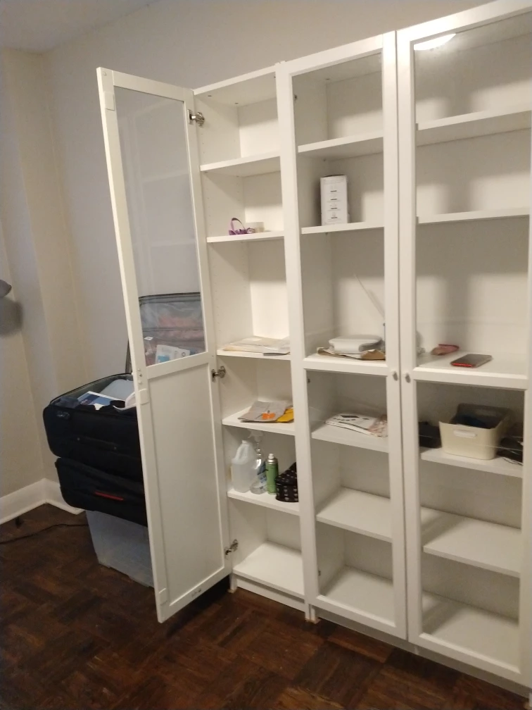 IKEA HEMNES 392.874.21 White Glass-Door Cabinet - photo 4