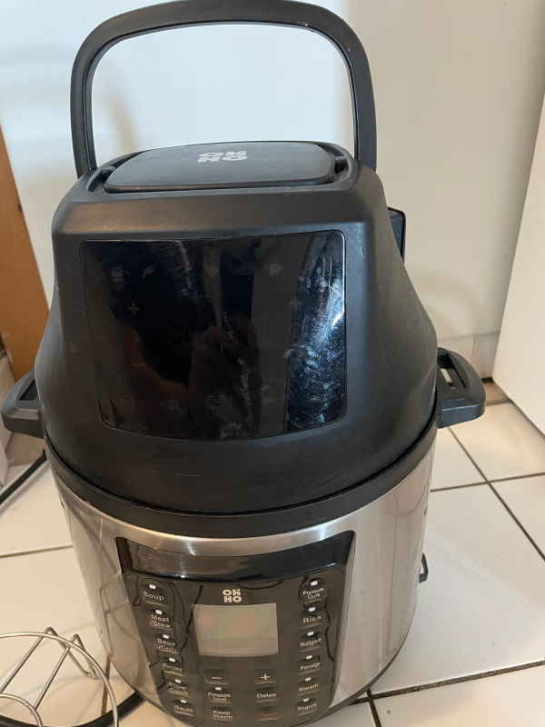 OHHO 6 qt Electric Pressure Cooker + Air Fryer - photo 2