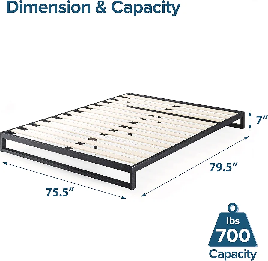 Zinus Joseph Metal Platform Bed Frame  Queen - photo 3