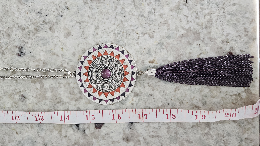 Bohemian Statement Necklace with Tassel