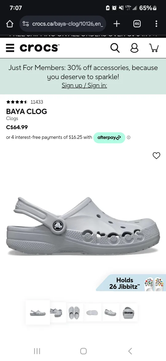[new ✨️] Crocs Classic Clog -Light Grey image indicator(6)