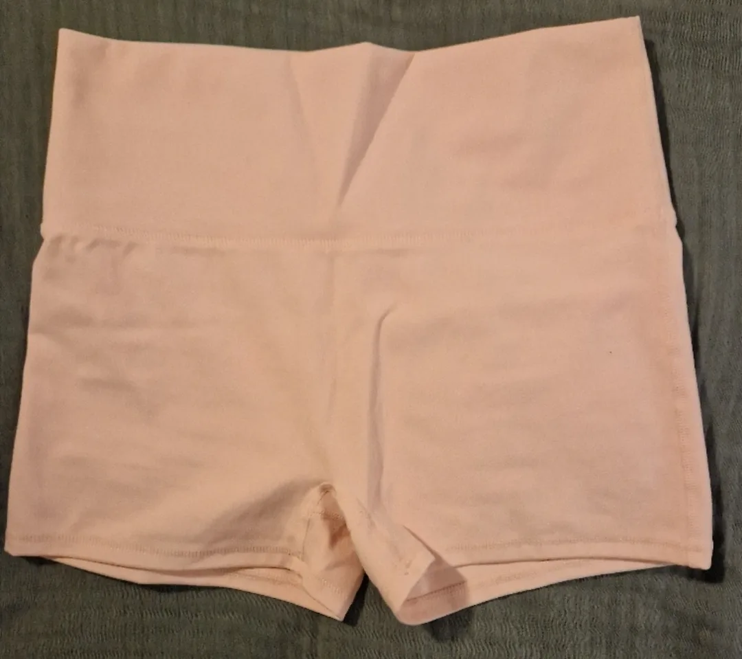 Garage Pink High Waisted Shorts thumbnail