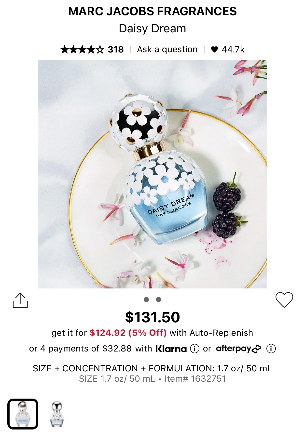 Marc Jacobs Daisy Dream Perfume (50 mL) image indicator(4)