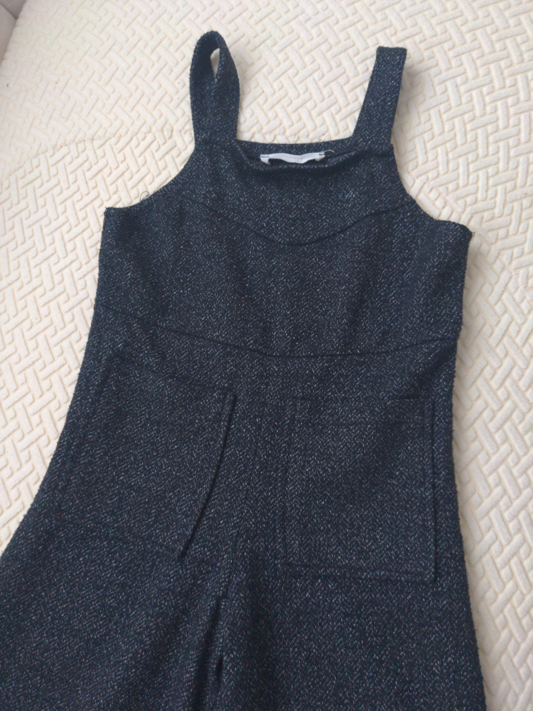 Zara Girls' Size 7/122 Black Jumpsuit - photo 3