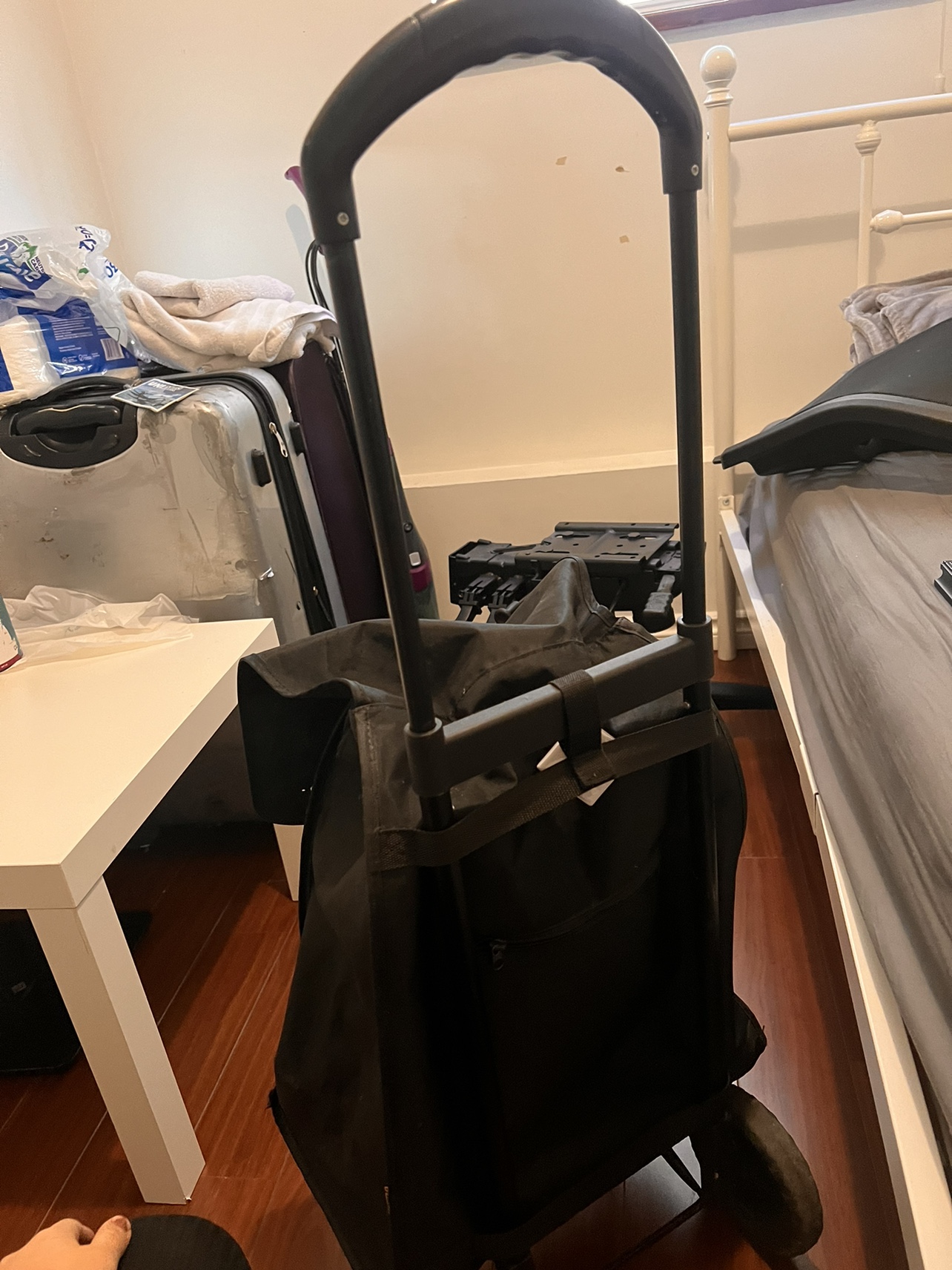 Black Foldable Shopping Cart - photo 2