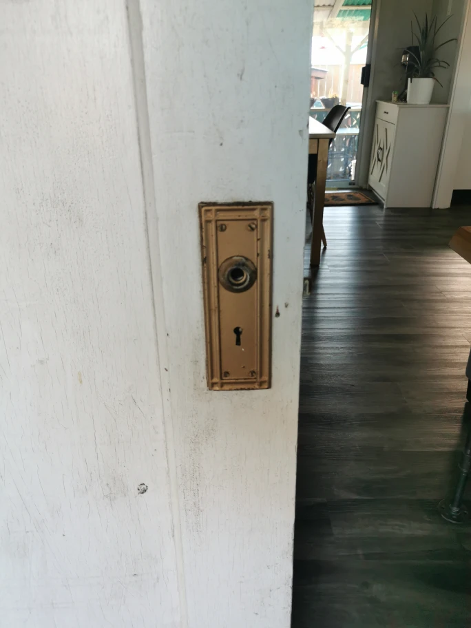 Antique White Pocket Door - photo 4