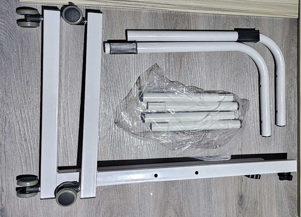 Adjustable Rolling Laptop Desk - Easy Assembly - photo 5