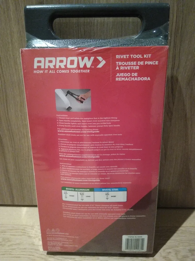 Arrow Rivet Tool Kit - New in Box image indicator(3)