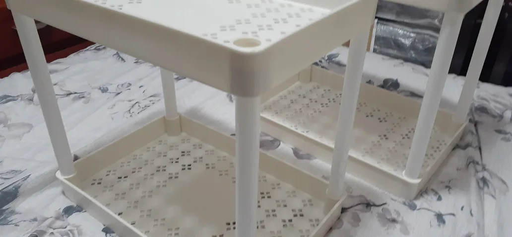 4-Tier Rolling Storage Cart 🎢 or Undersink Riser image indicator(2)