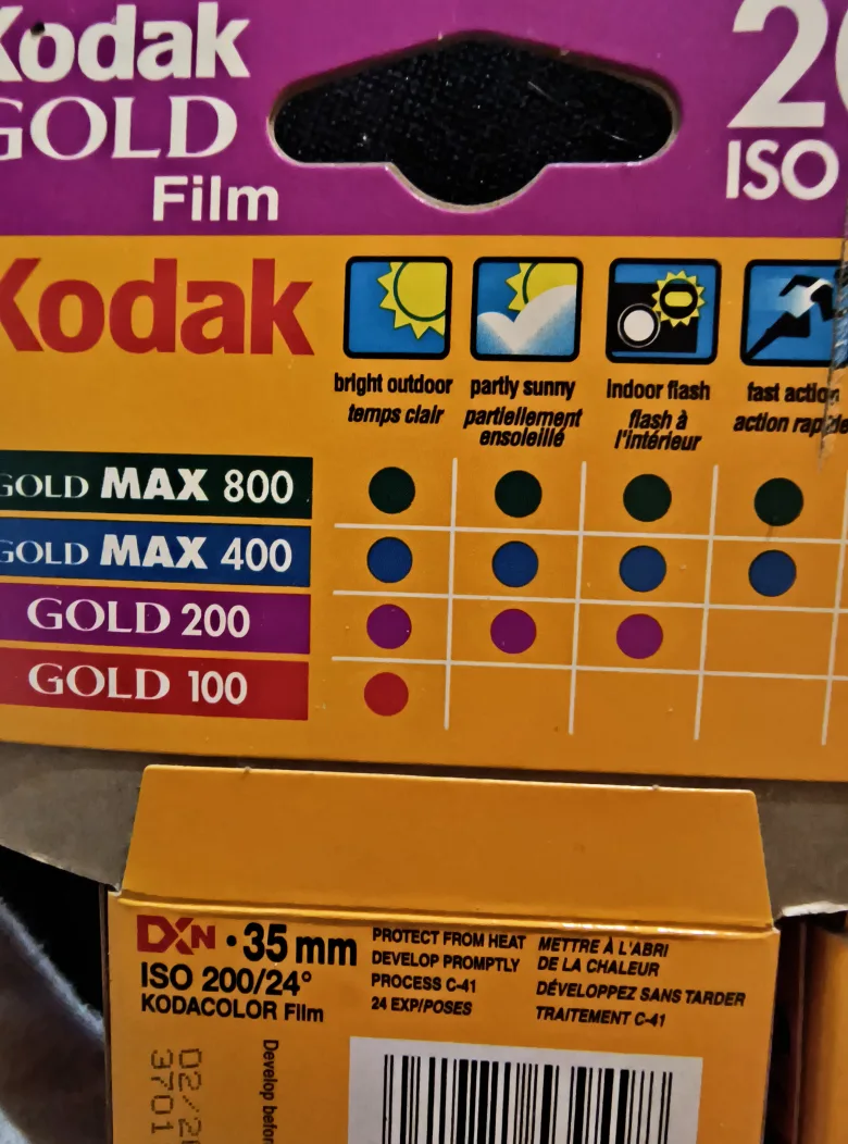 Kodak Gold 35mm Film (Various ISO) image indicator(6)