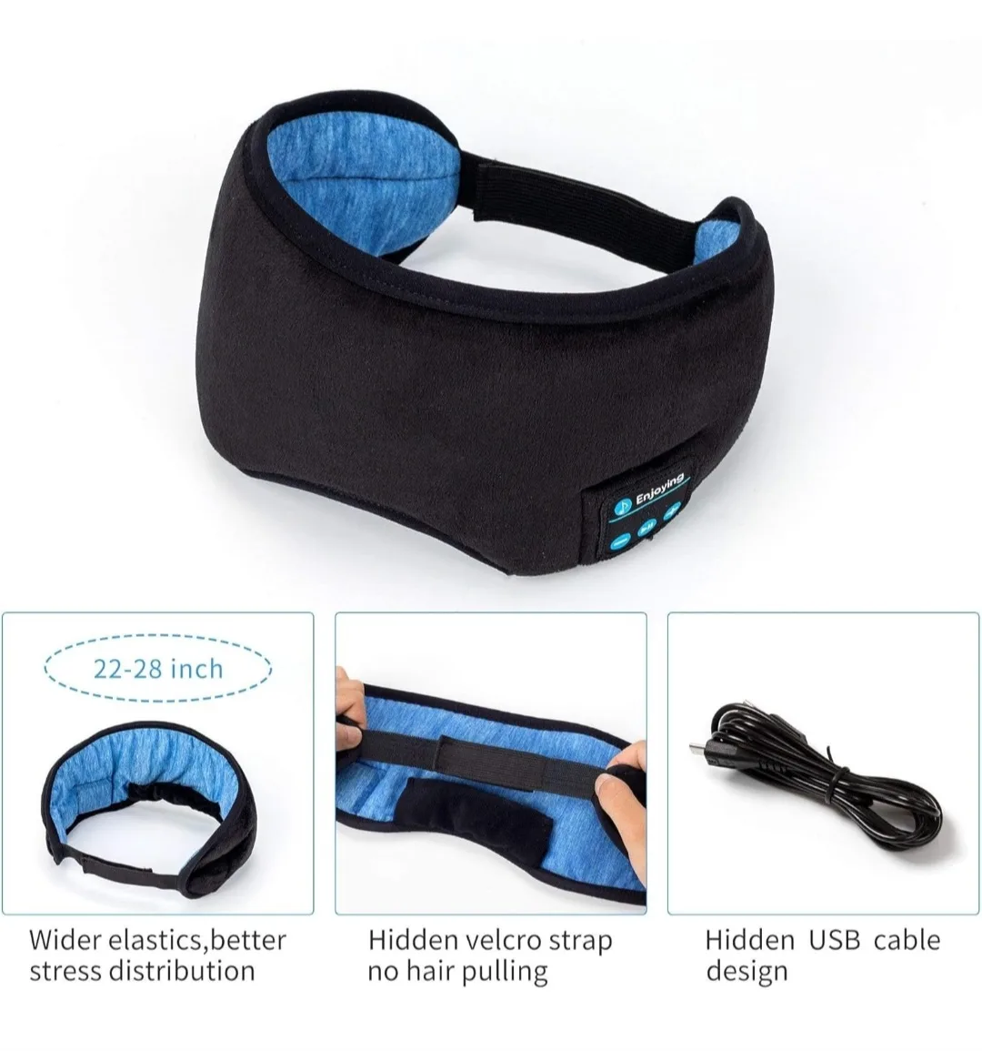 Bluetooth Sleep Mask image indicator(2)