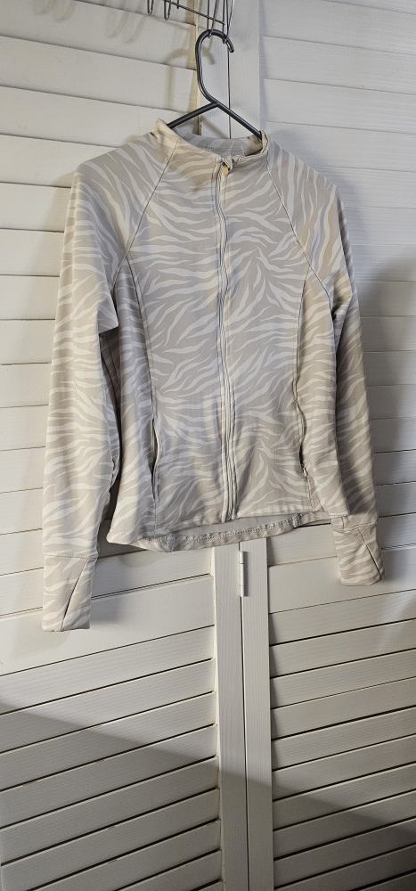 RBX Active Women's Zebra Print Zip-Up Jacket - Size M/L - photo 3