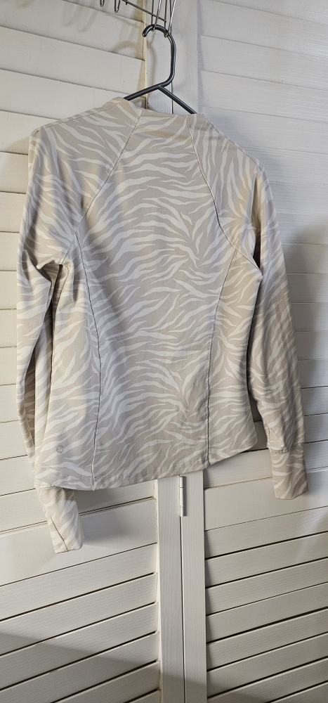 RBX Active Women's Zebra Print Zip-Up Jacket - Size M/L - photo 4