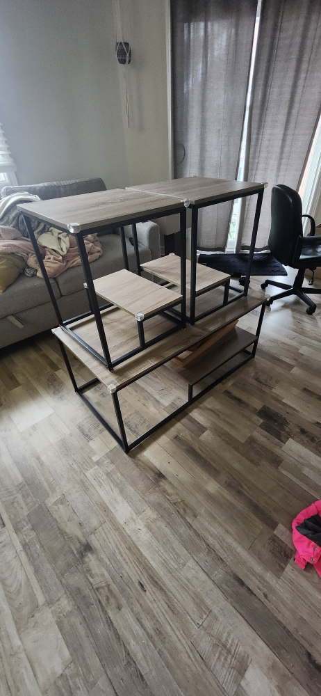Modern 3pc Coffee Table Set