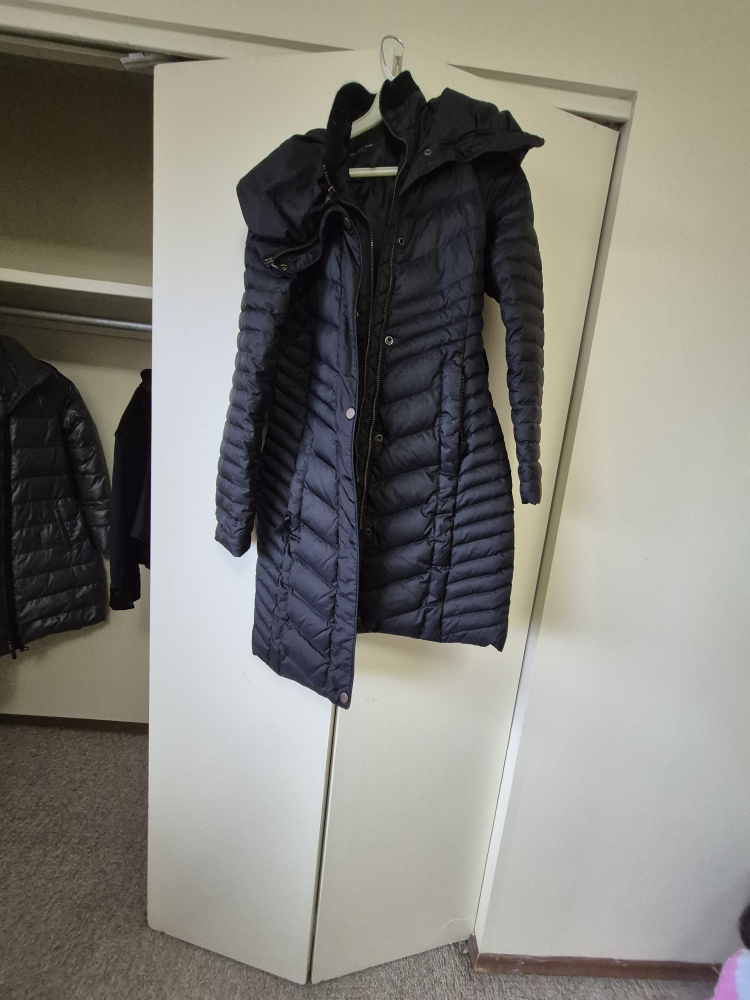 2 jackets Marc New York Women's Black Puffer Coat