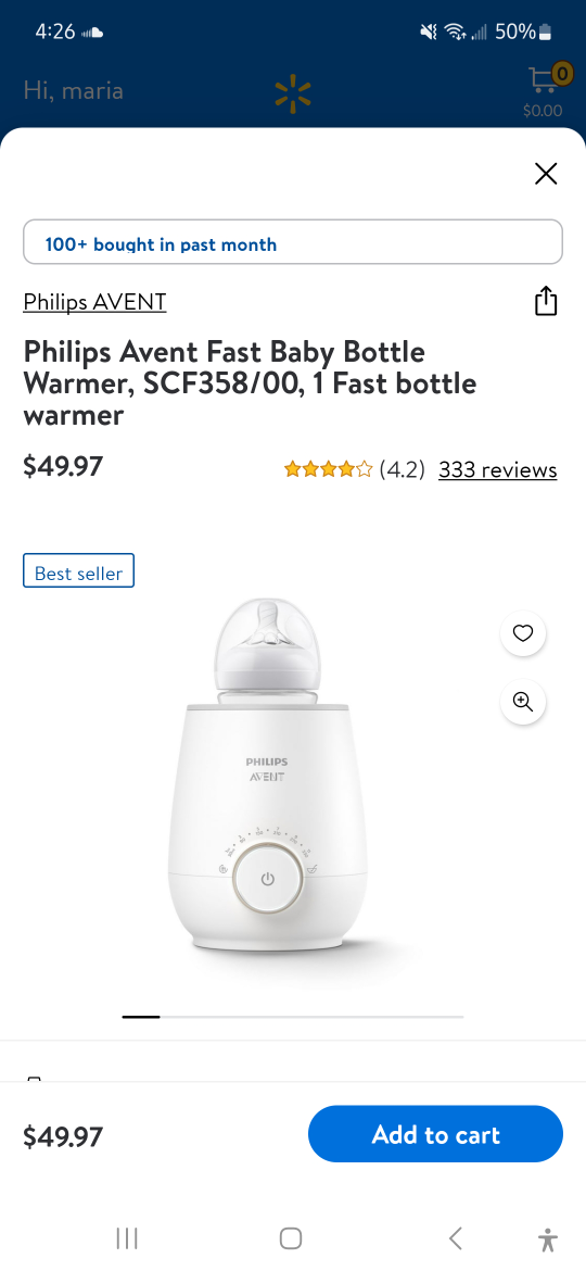 Philips Avent Advanced Bottle Sterilizer & Fast Bottle Warmer - photo 2