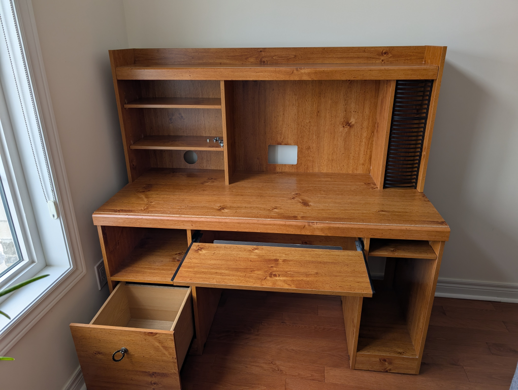 Computer Desk with Hutch - photo 2
