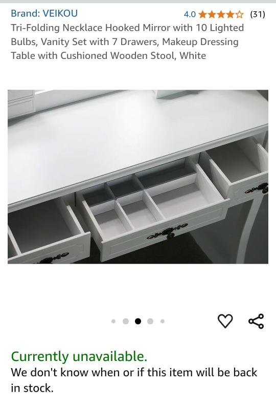 Vanity mirror with Tri-Folding Mirror & Lights - photo 5