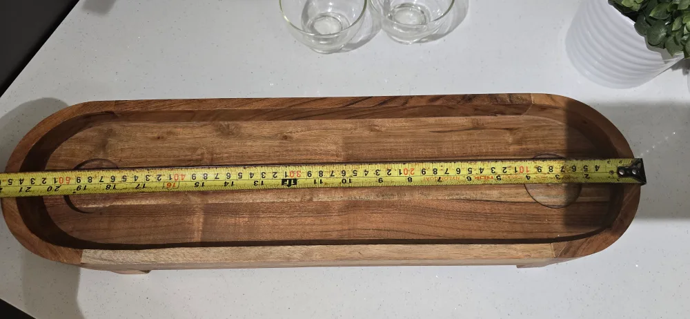Wooden Serving Tray with Bowls image indicator(3)