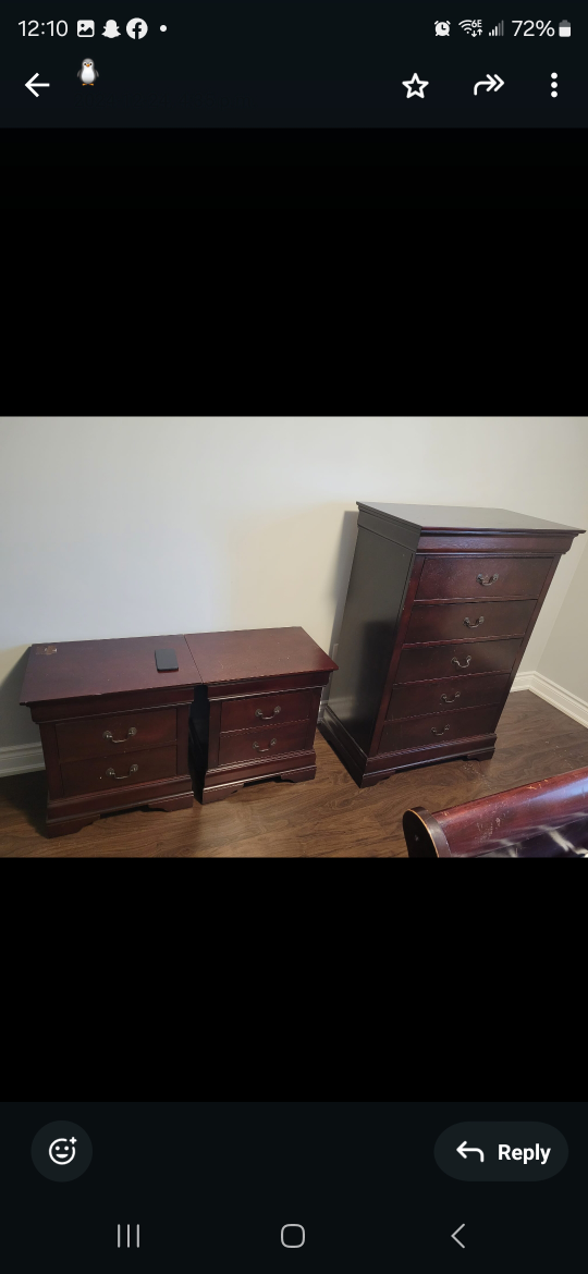Dark Brown Sleigh Bedroom Set - photo 2