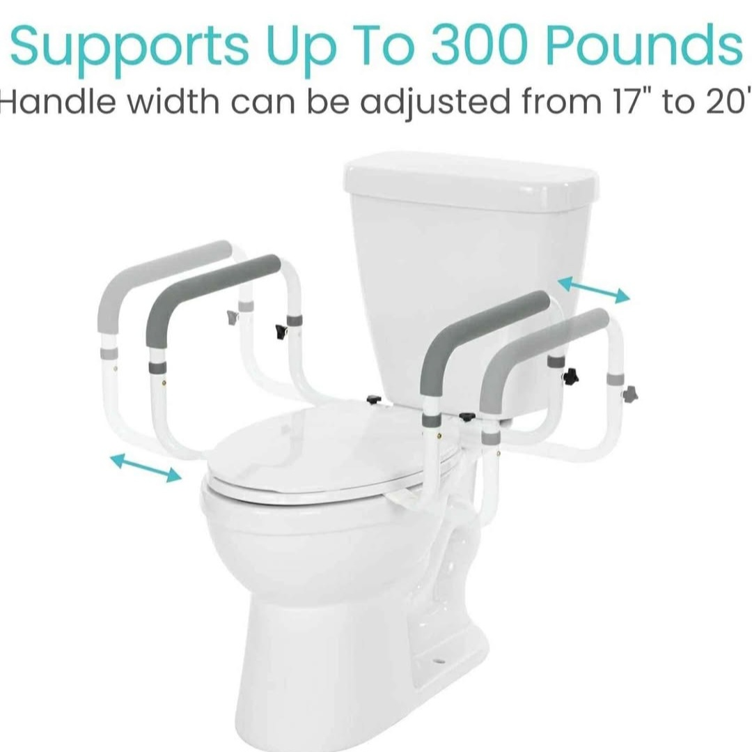 Brand New Vive Toilet Safety Rail - Adjustable - photo 5